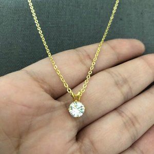 Gold Plated Swarovski Crystal Necklace